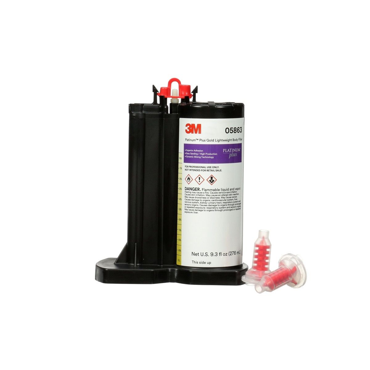 3M Size 9.33 Ounce Cartridge Gold Platinum™ Premium Body Filler