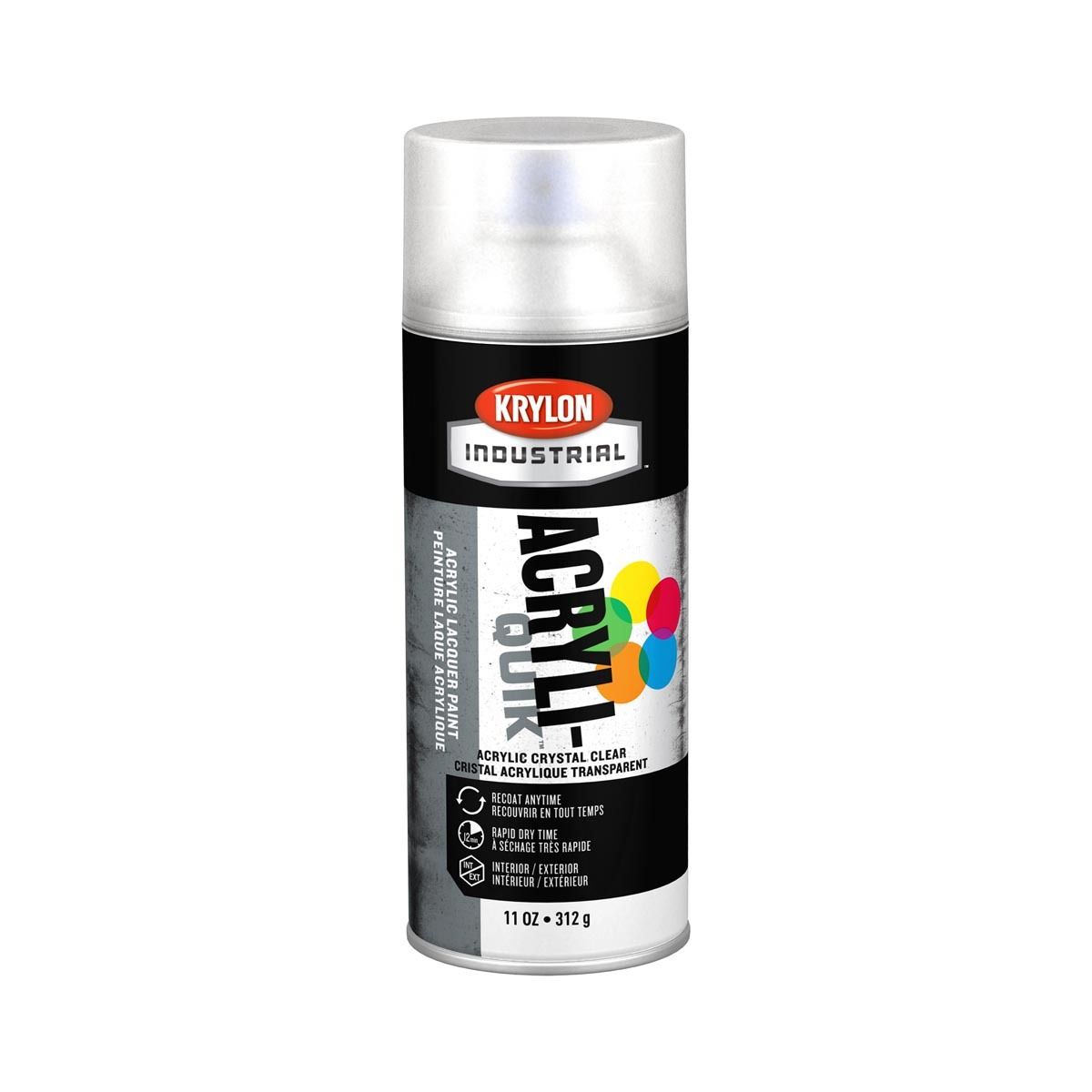 Krylon® 11 Ounce Aerosol Can Gloss Crystal Clear Industrial Acryli-Quik™ Acrylic Lacquer Spray Paint Krylon® 11 Ounce Aerosol Can Gloss Crystal Clear Industrial Acryli-Quik™ Acrylic Lacquer Spray Paint