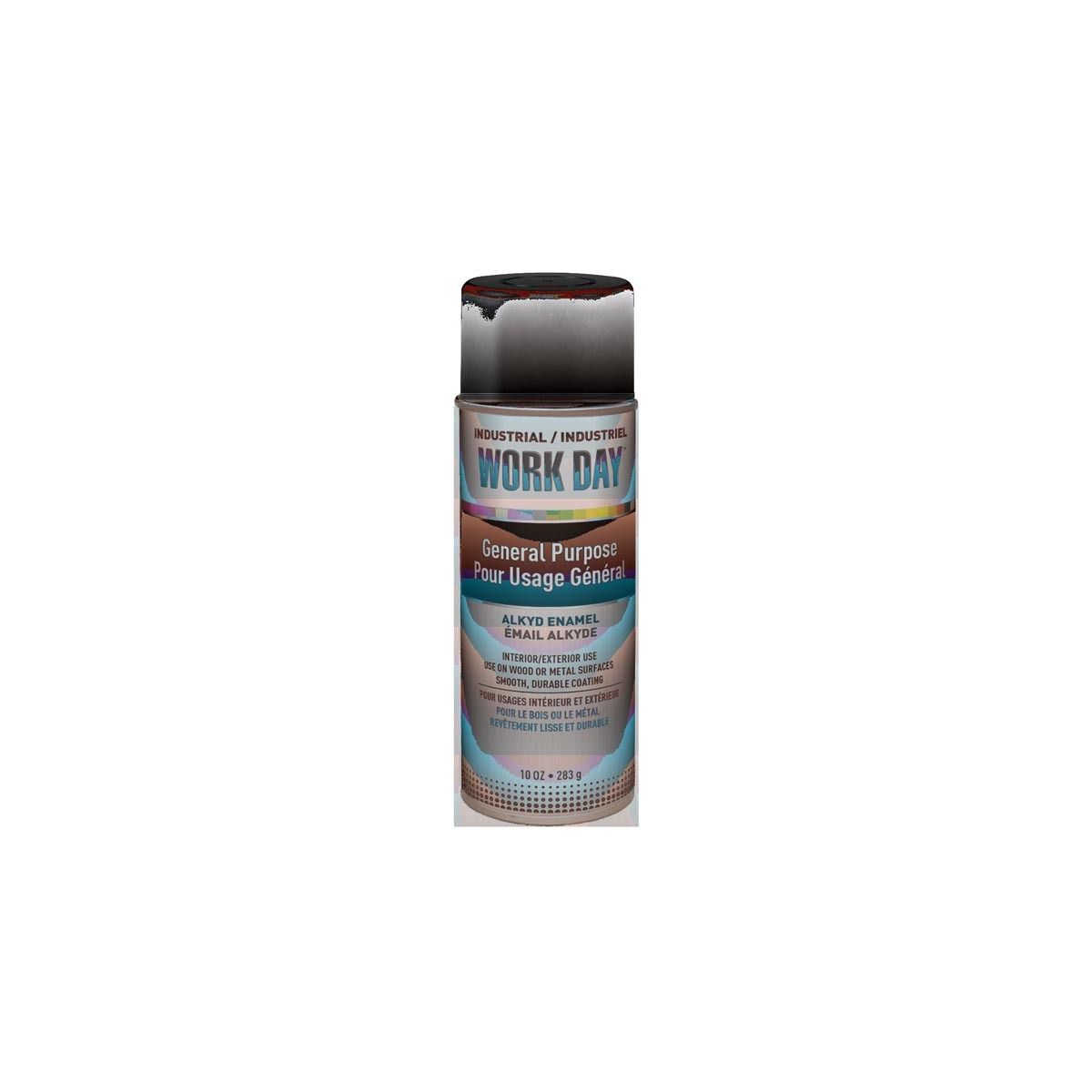 Krylon® 10 Ounce Aerosol Can Flat Black Industrial Work Day™ Spray Paint Krylon® 10 Ounce Aerosol Can Flat Black Industrial Work Day™ Spray Paint