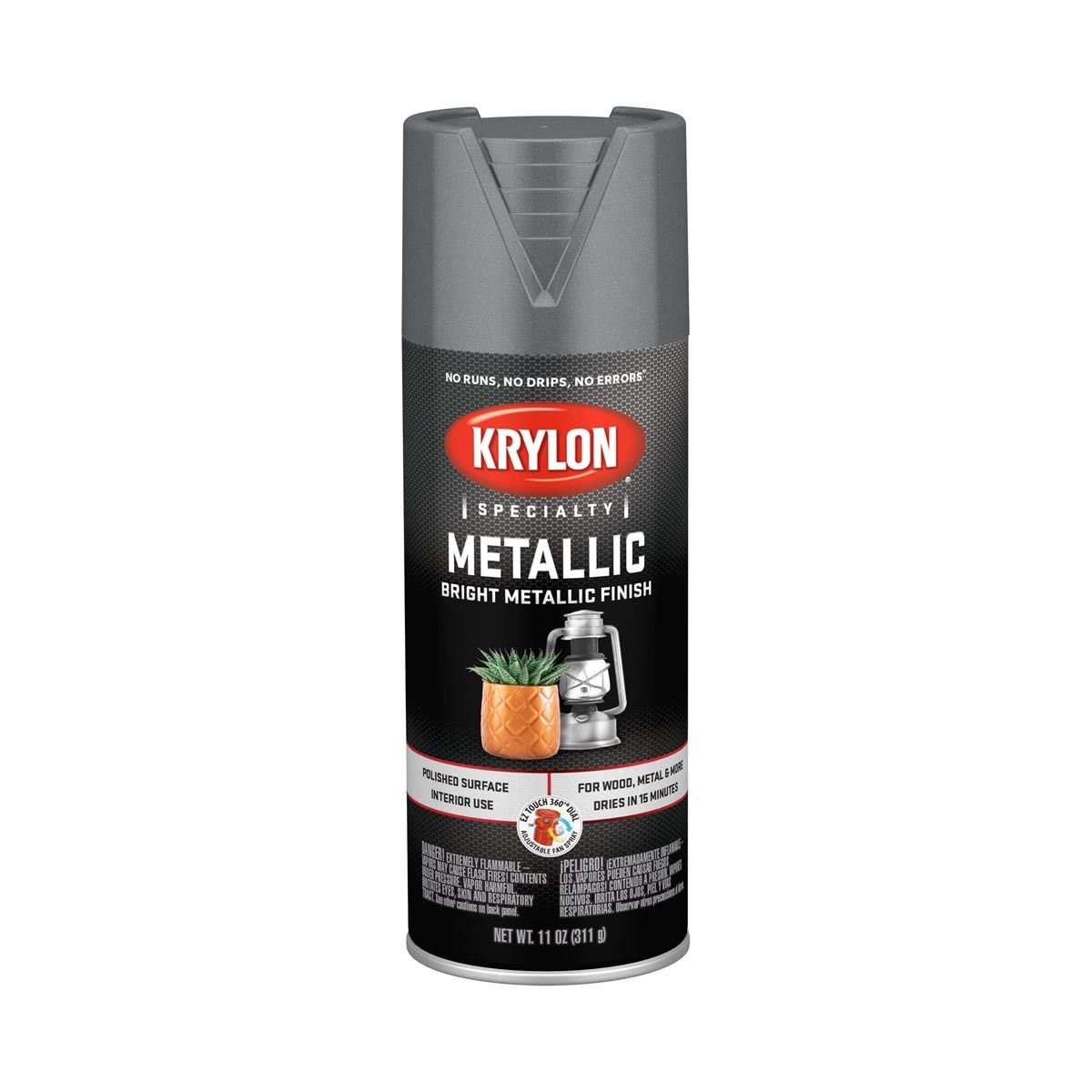 Krylon® 11 Ounce Aerosol Can Metallic Aluminum Spray Paint