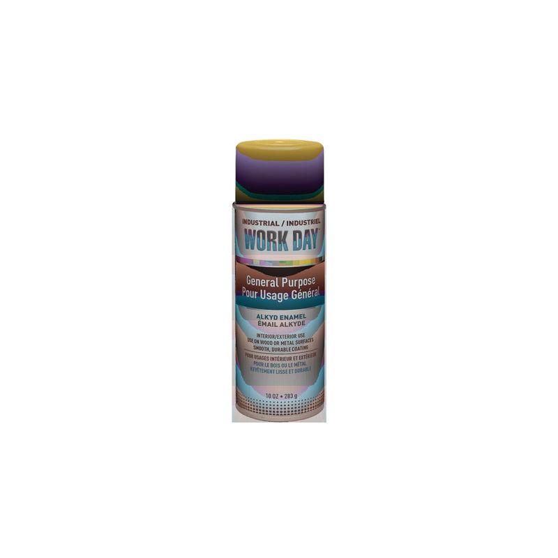 Krylon® 10 Ounce Aerosol Can Gloss Yellow Industrial Work Day™ Spray Paint