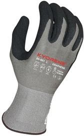 Armor Guys Large 15 Gauge Black And Gray Nitrile Palm Coated Work Gloves With Gray Kyorene® Liner And Knit Wrist Armor Guys Large 15 Gauge Black And Gray Nitrile Palm Coated Work Gloves With Gray Kyorene® Liner And Knit Wrist