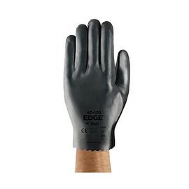 Ansell Size 9 Edge® 40-105 Nitrile Full Work Gloves With Cotton Liner And Gauntlet Cuff