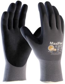 PIP Global Safety® Large MaxiFlex® Ultimate™ 15 Gauge Black Micro Foam Nitrile Palm And Finger Coated Work Gloves With Nylon And Elastane Liner And Knit Wrist PIP Global Safety® Large MaxiFlex® Ultimate™ 15 Gauge Black Micro Foam Nitrile Palm And Finger Coated Work Gloves With Nylon And Elastane Liner And Knit Wrist