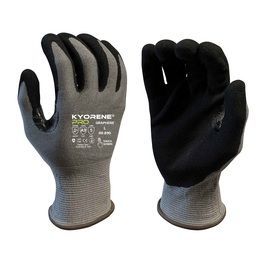 Armor Guys Large 18 Gauge Black And Gray Nitrile Palm Coated Work Gloves With Gray Kyorene® Pro Liner And Knit Wrist Armor Guys Large 18 Gauge Black And Gray Nitrile Palm Coated Work Gloves With Gray Kyorene® Pro Liner And Knit Wrist
