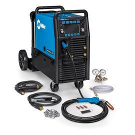 Miller® Multimatic® 255 Single Phase CC/CV Multi-Process Welder With 208 - 575 Input Voltage, Auto-Line™ Power Management Technology, Auto-Set™ Elite Technology And Accessory Package Miller® Multimatic® 255 Single Phase CC/CV Multi-Process Welder With 208 - 575 Input Voltage, Auto-Line™ Power Management Technology, Auto-Set™ Elite Technology And Accessory Package