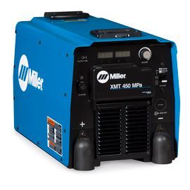 Miller® XMT® 450 Mpa 3 Phase CC/CV Multi-Process Welder With 220 - 480 Input Voltage, SharpArc® Control, Wind Tunnel Technology™ And Adaptive Hot Start™ Miller® XMT® 450 Mpa 3 Phase CC/CV Multi-Process Welder With 220 - 480 Input Voltage, SharpArc® Control, Wind Tunnel Technology™ And Adaptive Hot Start™