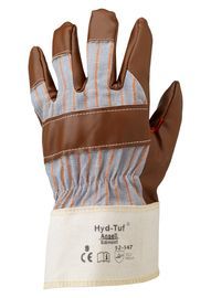 Ansell Size 9 ActivArmr® 52-547 Nitrile Palm Coated Work Gloves With Cotton Jersey Liner And Safety Cuff Ansell Size 9 ActivArmr® 52-547 Nitrile Palm Coated Work Gloves With Cotton Jersey Liner And Safety Cuff