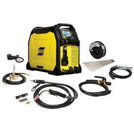 ESAB® Rebel™ EMP 285ic Single Phase CC/CV Multi-Process Welder With 120 - 230 Input Voltage, 4 Roll Drive System, sMIG Technology And Accessory Package