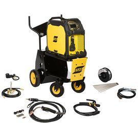 ESAB® Rebel™ EMP 285ic Single Phase CC/CV Multi-Process Welder With 120 - 230 Input Voltage, sMIG Technology, 4 Roll Drive System And Accessory Package ESAB® Rebel™ EMP 285ic Single Phase CC/CV Multi-Process Welder With 120 - 230 Input Voltage, sMIG Technology, 4 Roll Drive System And Accessory Package