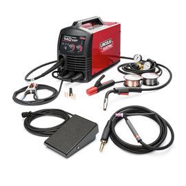 Lincoln Electric® POWER MIG® 140 MP® Single Phase CC/CV Multi-Process Welder With 115 Input Voltage, Foot Control And One-Pak® Lincoln Electric® POWER MIG® 140 MP® Single Phase CC/CV Multi-Process Welder With 115 Input Voltage, Foot Control And One-Pak®