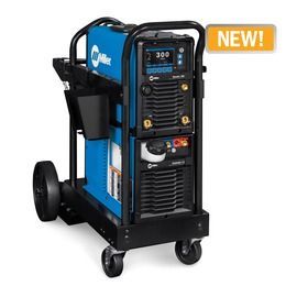 Miller® Dynasty® 300 1 or 3 Phase CC/CV Multi-Process Welder With 208 - 600 Input Voltage, QuietPulse™, Running Gear And Accessory Package Miller® Dynasty® 300 1 or 3 Phase CC/CV Multi-Process Welder With 208 - 600 Input Voltage, QuietPulse™, Running Gear And Accessory Package