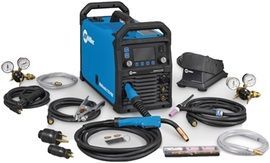 Miller® Multimatic® 215 PRO Single DC Multi-Process Welder And TIG Kit With 120 - 240 Input Voltage, Auto-Set™ Technology, Smooth-Start™, Multi-Voltage Plug™, Angled Drive System with Quick Select™, A Miller® Multimatic® 215 PRO Single DC Multi-Process Welder And TIG Kit With 120 - 240 Input Voltage, Auto-Set™ Technology, Smooth-Start™, Multi-Voltage Plug™, Angled Drive System with Quick Select™, A