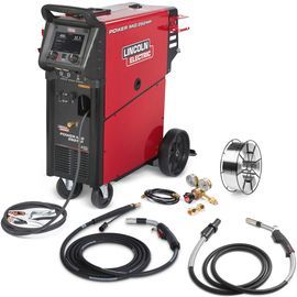 Lincoln Electric® POWER MIG® 262MP Single Phase CC/CV Multi-Process Welder With 208 - 575 Input Voltage, Ready.Set.Weld®, ArcFX®, Weld Set Memory And Rugged MAXTRAC® Industrial Wire Drive Accessory Pa Lincoln Electric® POWER MIG® 262MP Single Phase CC/CV Multi-Process Welder With 208 - 575 Input Voltage, Ready.Set.Weld®, ArcFX®, Weld Set Memory And Rugged MAXTRAC® Industrial Wire Drive Accessory Pa