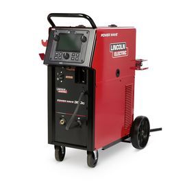 Lincoln Electric® Power Wave® 300C 1 or 3 Phase CC/CV Multi-Process Welder With 200 - 575 Input Voltage, PowerConnect® Technology And Running Cart With Cylinder Rack Lincoln Electric® Power Wave® 300C 1 or 3 Phase CC/CV Multi-Process Welder With 200 - 575 Input Voltage, PowerConnect® Technology And Running Cart With Cylinder Rack