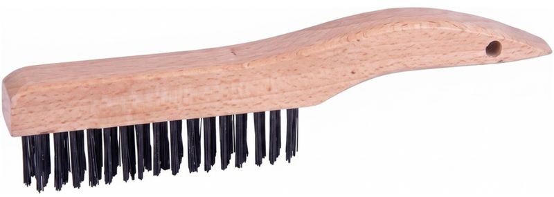 RADNOR™ 5 RADNOR™ 5" Stainless Steel Scratch Brush With Wood Handle