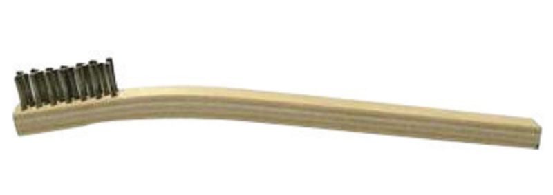 Weiler® 1 3/8 Weiler® 1 3/8" Stainless Steel Scratch Brush With Wood Handle