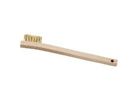 RADNOR™ 1 3/8" Straight Brass Cleaning/Inspection Brush With Wood Handle