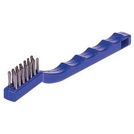 Weiler® 1 3/8" Stainless Steel Scratch Brush With Plastic Handle