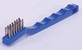 RADNOR™ 1 3/8" Stainless Steel Cleaning/Inspection Brush With Plastic Handle