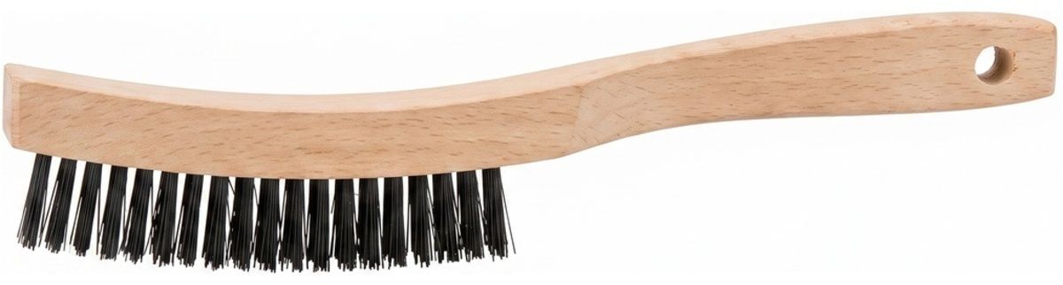 RADNOR™ 6 RADNOR™ 6" Carbon Steel Scratch Brush With Wood Handle