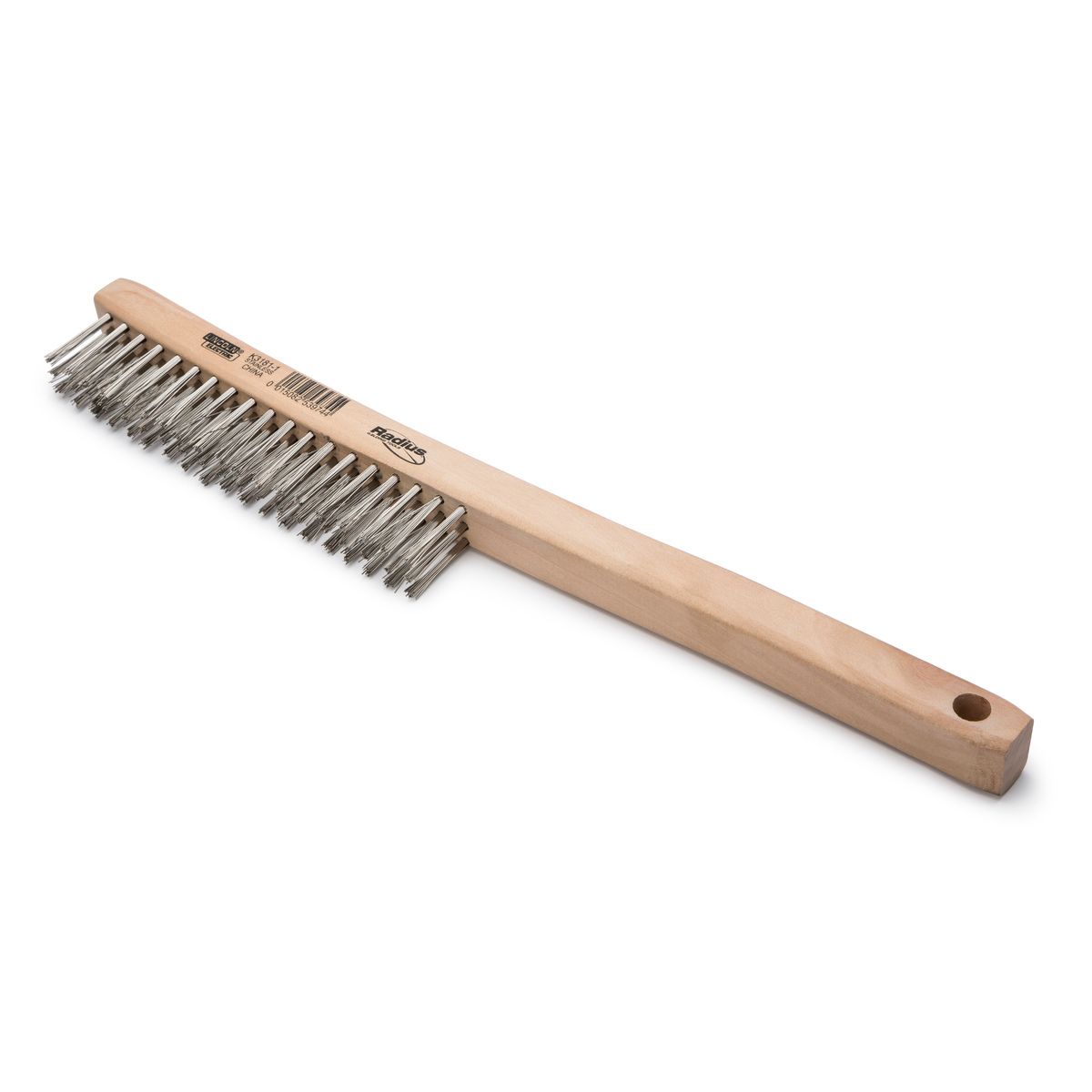Lincoln Electric® 13 3/4 Lincoln Electric® 13 3/4" Stainless Steel Steel Wire Brush With Slight Curved Handle