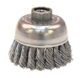 RADNOR™ 2 3/4" X 5/8" - 11" RADNOR™ Carbon Steel Knot Wire Cup Brush