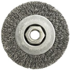RADNOR™ 4 RADNOR™ 4" X 5/8" - 11" RADNOR™ Carbon Steel Crimped Wire Wheel Brush