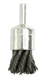 RADNOR™ 3/4 RADNOR™ 3/4" X 1/4" RADNOR™ Carbon Steel Knot Wire Mounted End Brush
