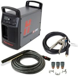 Hypertherm® 200 - 600 V Powermax 85 SYNC Automated Plasma Cutter With CPC/Serial Port, 180 degree Machine Torch And 25' Lead