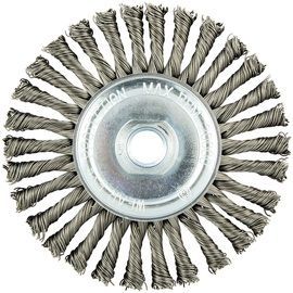 Norton® 4 1/2 Norton® 4 1/2" X 13/16" Carbon Steel Gemini Wheel Brush