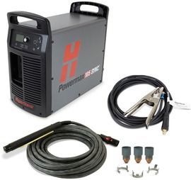 Hypertherm® 200-600 V Powermax105 SYNC® Automated Plasma Cutter With CPC Port, Voltage Divider, 180 Degree Machine Torch And 25' Lead Hypertherm® 200-600 V Powermax105 SYNC® Automated Plasma Cutter With CPC Port, Voltage Divider, 180 Degree Machine Torch And 25' Lead