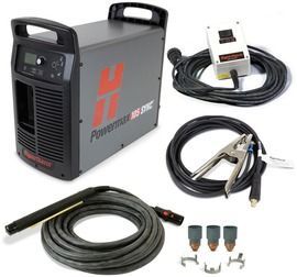 Hypertherm® 200-600 V Powermax105 SYNC® Automated Plasma Cutter With CPC Port, Voltage Divider, 180 Degree Machine Torch, 25' Lead And Remote Pendant Hypertherm® 200-600 V Powermax105 SYNC® Automated Plasma Cutter With CPC Port, Voltage Divider, 180 Degree Machine Torch, 25' Lead And Remote Pendant