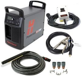 Hypertherm® 200-600 V Powermax85 SYNC® Automated Plasma Cutter With CPC Port, Voltage Divider, 180 Degree Machine Torch, 25' Lead And Remote Pendant Hypertherm® 200-600 V Powermax85 SYNC® Automated Plasma Cutter With CPC Port, Voltage Divider, 180 Degree Machine Torch, 25' Lead And Remote Pendant