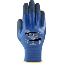 Ansell Size 9 HyFlex® 11-925 18 Gauge Nitrile 3/4 Dip Coated Work Gloves With Nylon And Spandex Liner And Knit Wrist
