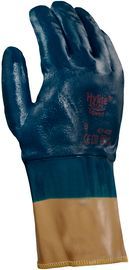 Ansell Size 10 ActivArmr® 47-409 Nitrile Full Work Gloves With Interlock Cotton Liner And Knit Wrist