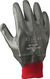 SHOWA™ Size 9 Light Weight Nitrile Full Coated Work Gloves With Cotton Liner And Knit Wrist