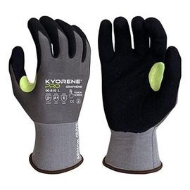 Armor Guys Small 18 Gauge Black And Gray Nitrile Palm Coated Work Gloves With Gray Kyorene® Pro Liner And Knit Wrist