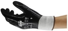 Ansell X-Large EDGE® 48-929 13 Gauge Nitrile Palm Coated Work Gloves With Spandex, Fiber Glass And Polyethylene Liner And Knit Wrist