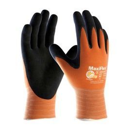 PIP Global Safety® Small MaxiFlex® Ultimate™ 15 Gauge Black Micro Foam Nitrile Palm And Finger Coated Work Gloves With Lycra® And Nylon Liner And Knit Wrist
