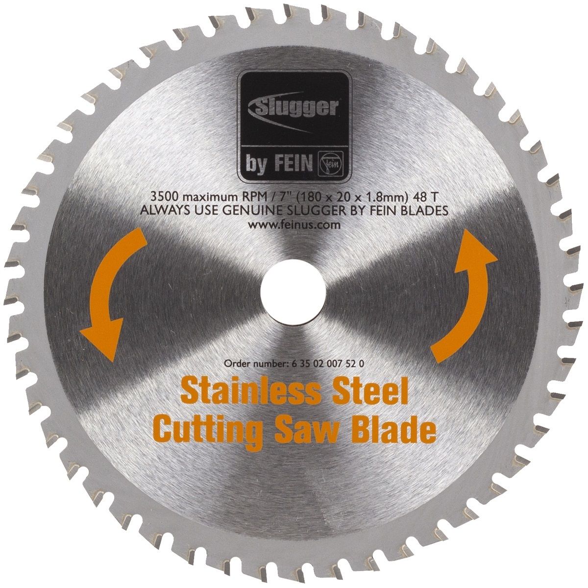 Fein Slugger 7 Fein Slugger 7" Aluminum Metal Cutting Saw Blade 54 Teeth