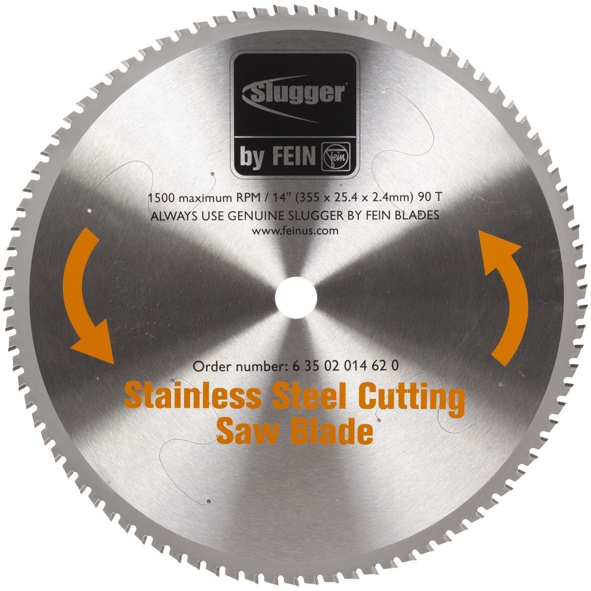 Fein Slugger 14 Fein Slugger 14" Stainless Steel Metal Cutting Saw Blade 90 Teeth