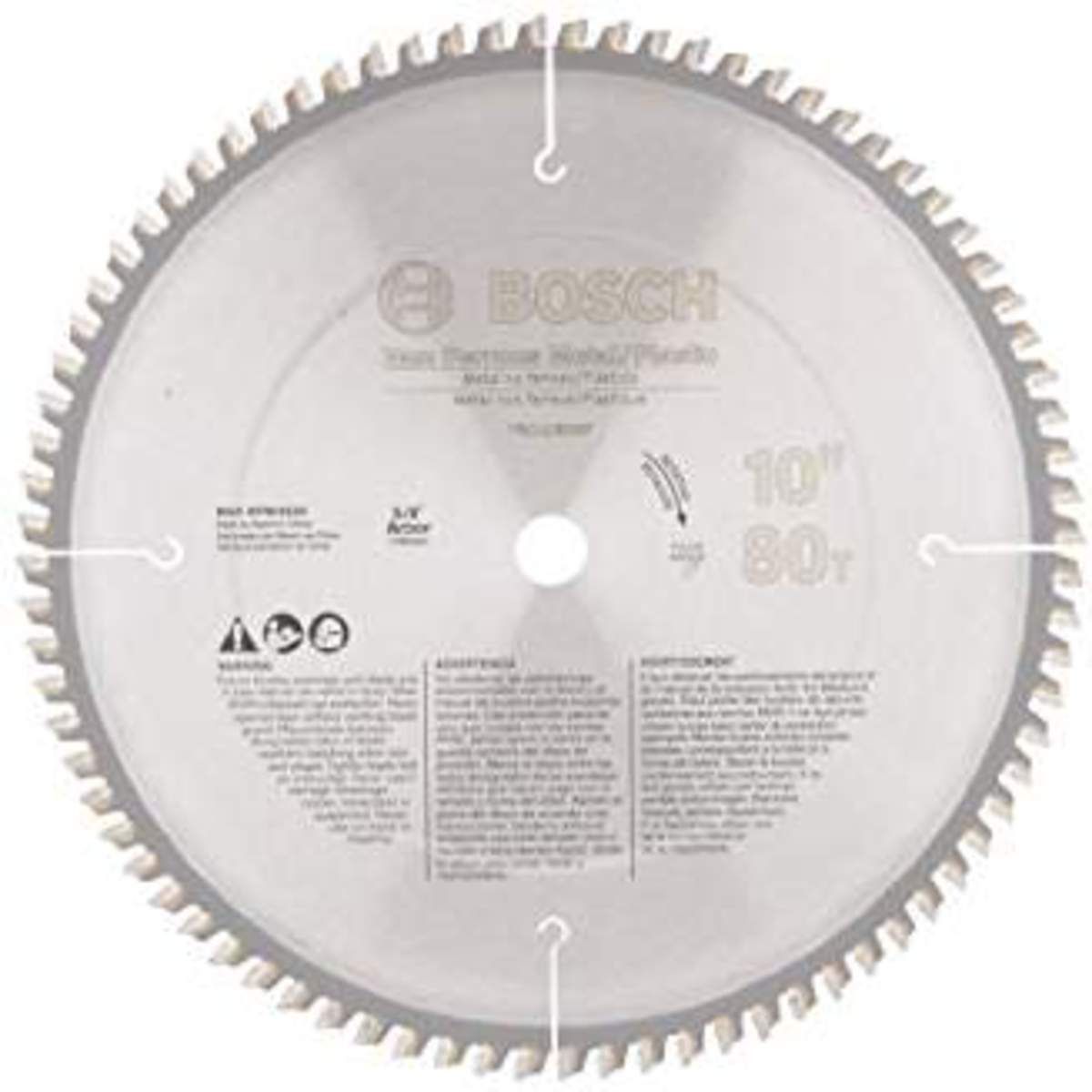Bosch 10 Bosch 10" 80 Teeth Edge Extreme Carbide Tipped Circular Saw Blade