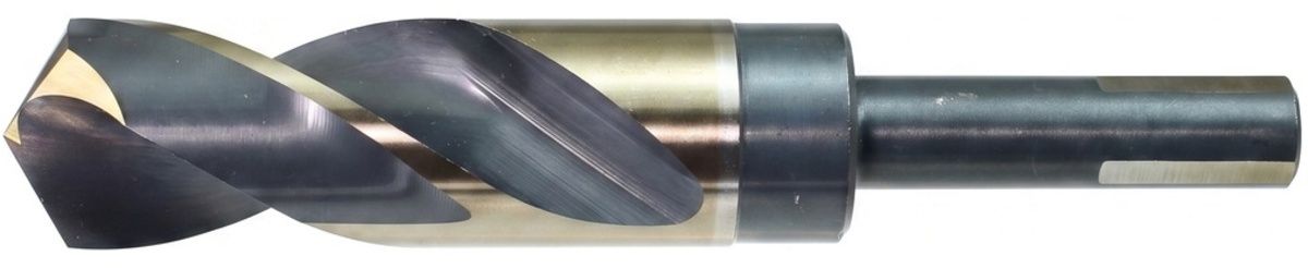 WALTER Drillco Nitro� Series 1000N 7/8 WALTER Drillco Nitro� Series 1000N 7/8" X 6" X 1/2" 3-Flat Shank Black & Gold Coated S&D Drill Bit