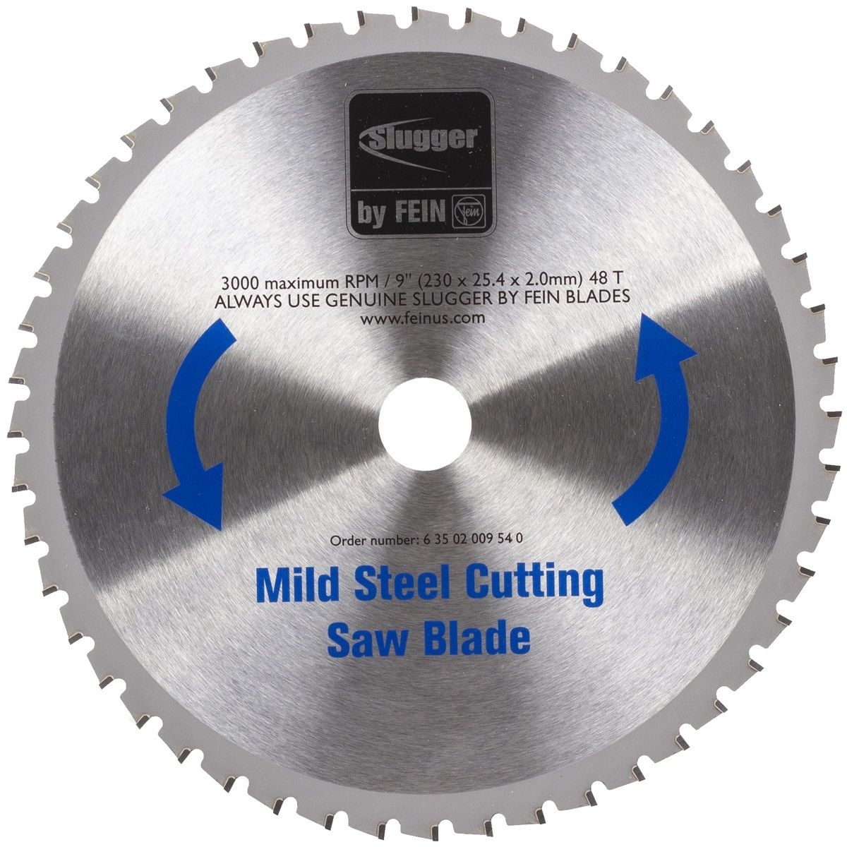 Fein Slugger 9 Fein Slugger 9" Mild Steel Metal Cutting Saw Blade 48 Teeth