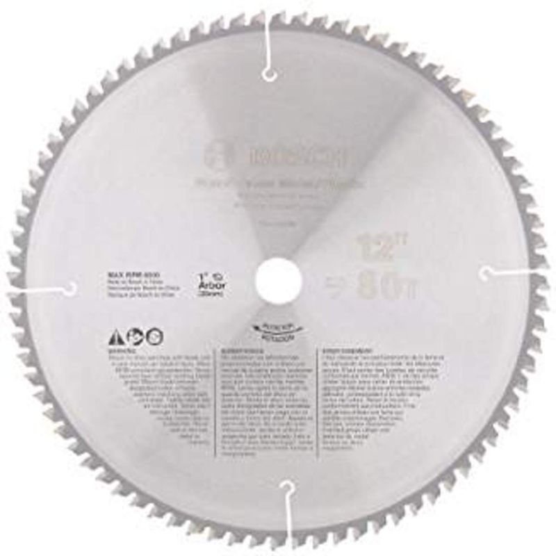 Bosch 12" 80 Teeth Edge Extreme Carbide Tipped Circular Saw Blade