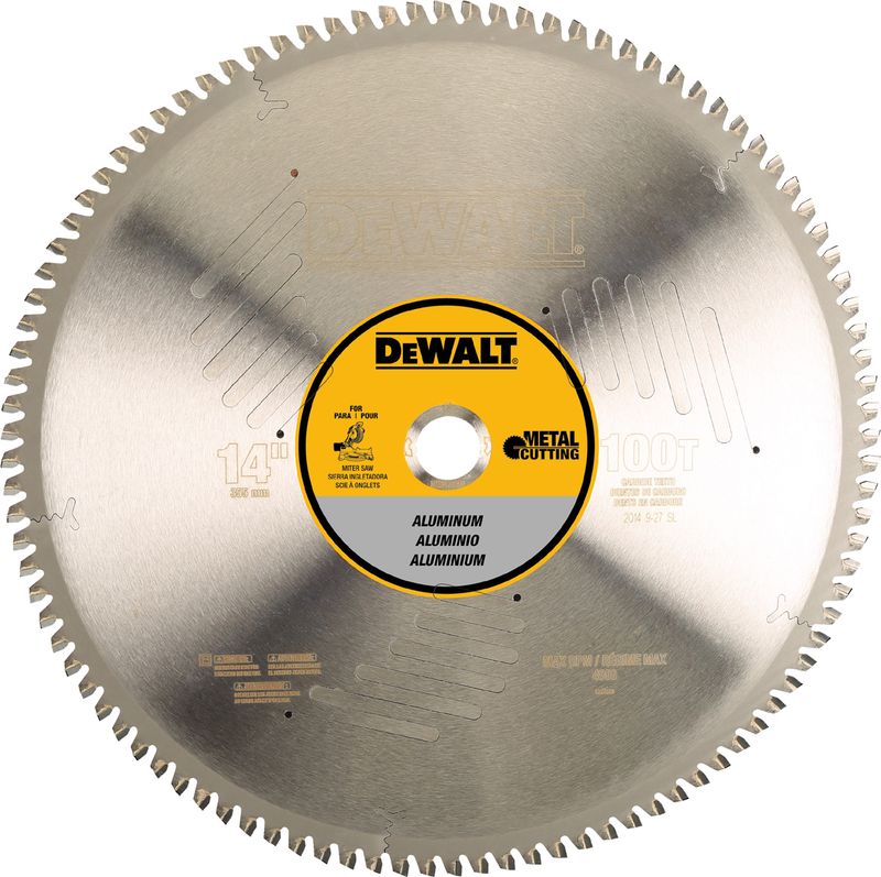DEWALT� 14" Carbide Tipped Metal Cutting Saw Blade 100 Teeth