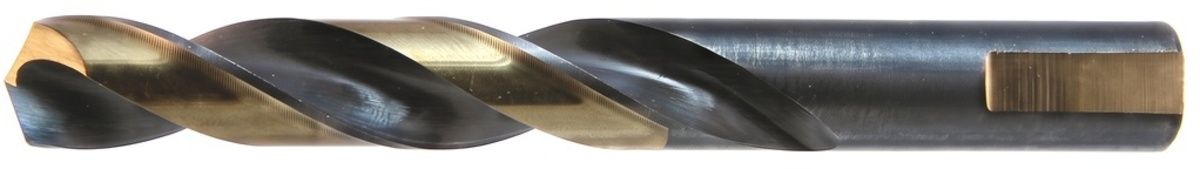 WALTER Drillco Nitro� Series 350N 1/8 WALTER Drillco Nitro� Series 350N 1/8" X 2.5" X 1/8" 3-Flat Shank Black & Gold Coated Mechanics Length Drill Bit