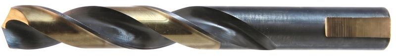 WALTER Drillco Nitro� Series 350N 1/8 WALTER Drillco Nitro� Series 350N 1/8" X 2.5" X 1/8" 3-Flat Shank Black & Gold Coated Mechanics Length Drill Bit