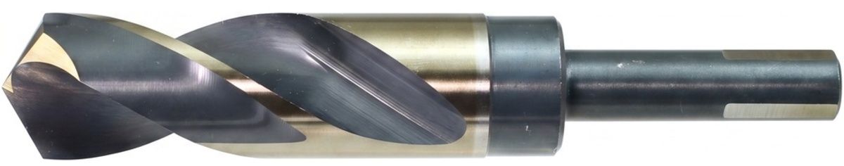 WALTER Drillco Nitro� Series 1000N 5/8 WALTER Drillco Nitro� Series 1000N 5/8" X 6" X 1/2" 3-Flat Shank Black & Gold Coated S&D Drill Bit